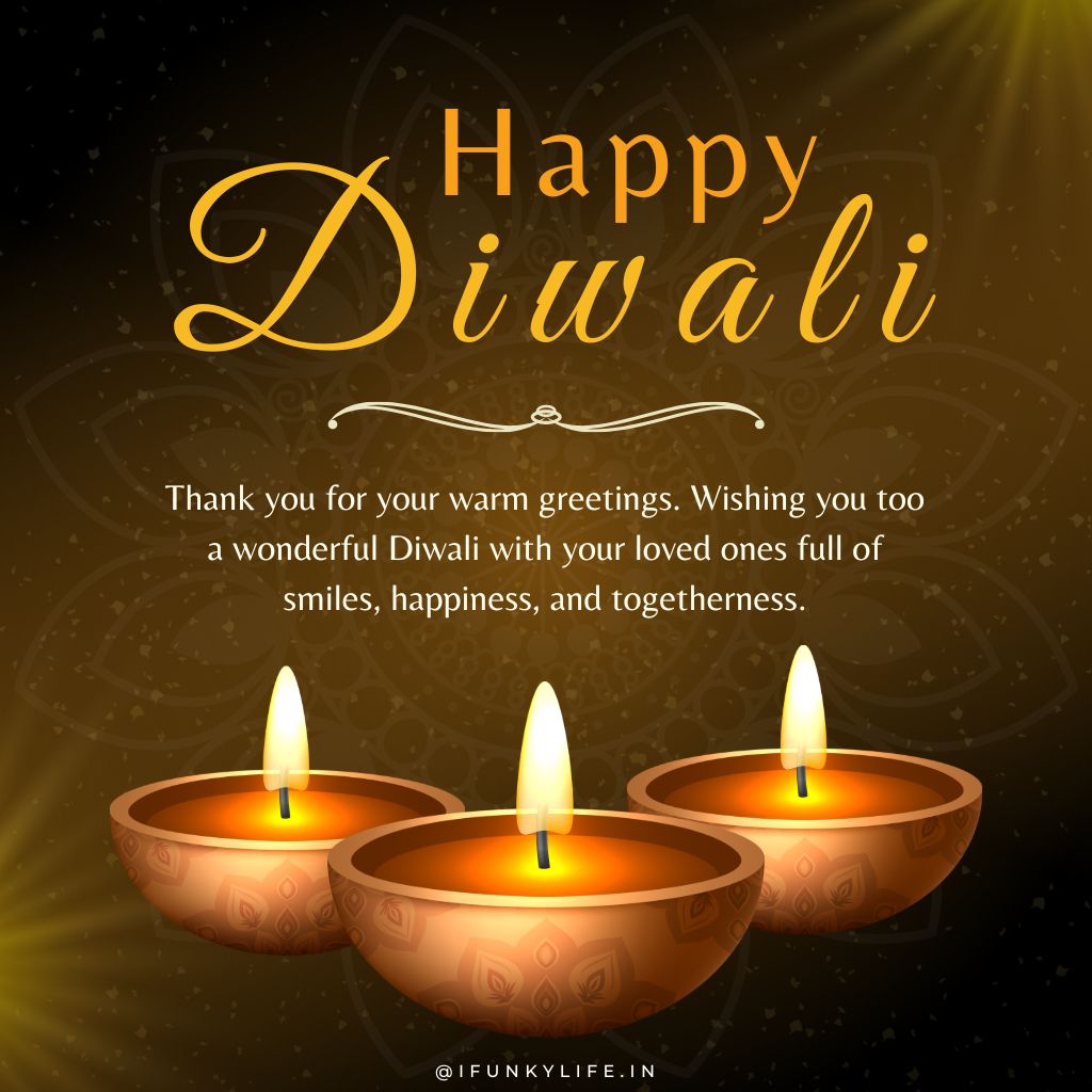 Diwali 2024: Thank You Reply